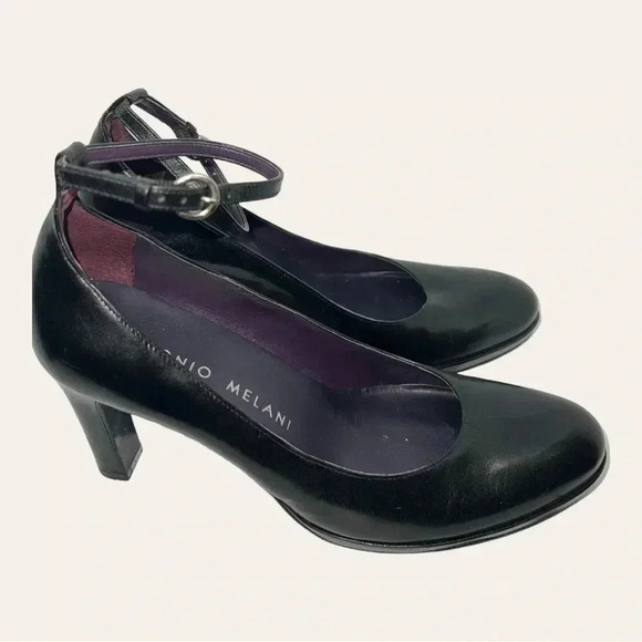 Women’s ANTONIO MELANI CLOSED TOE HEELS STRAP AROUND ANKLE‎ ADJUSTABLE SIZE 6.5 - Picture 11 of 11